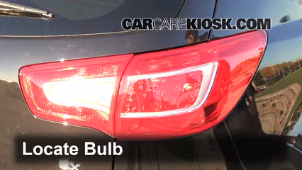 2012 Kia Sportage EX 2.4L 4 Cyl. Lights Brake Light (replace bulb)